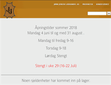 Tablet Screenshot of jjensen.no